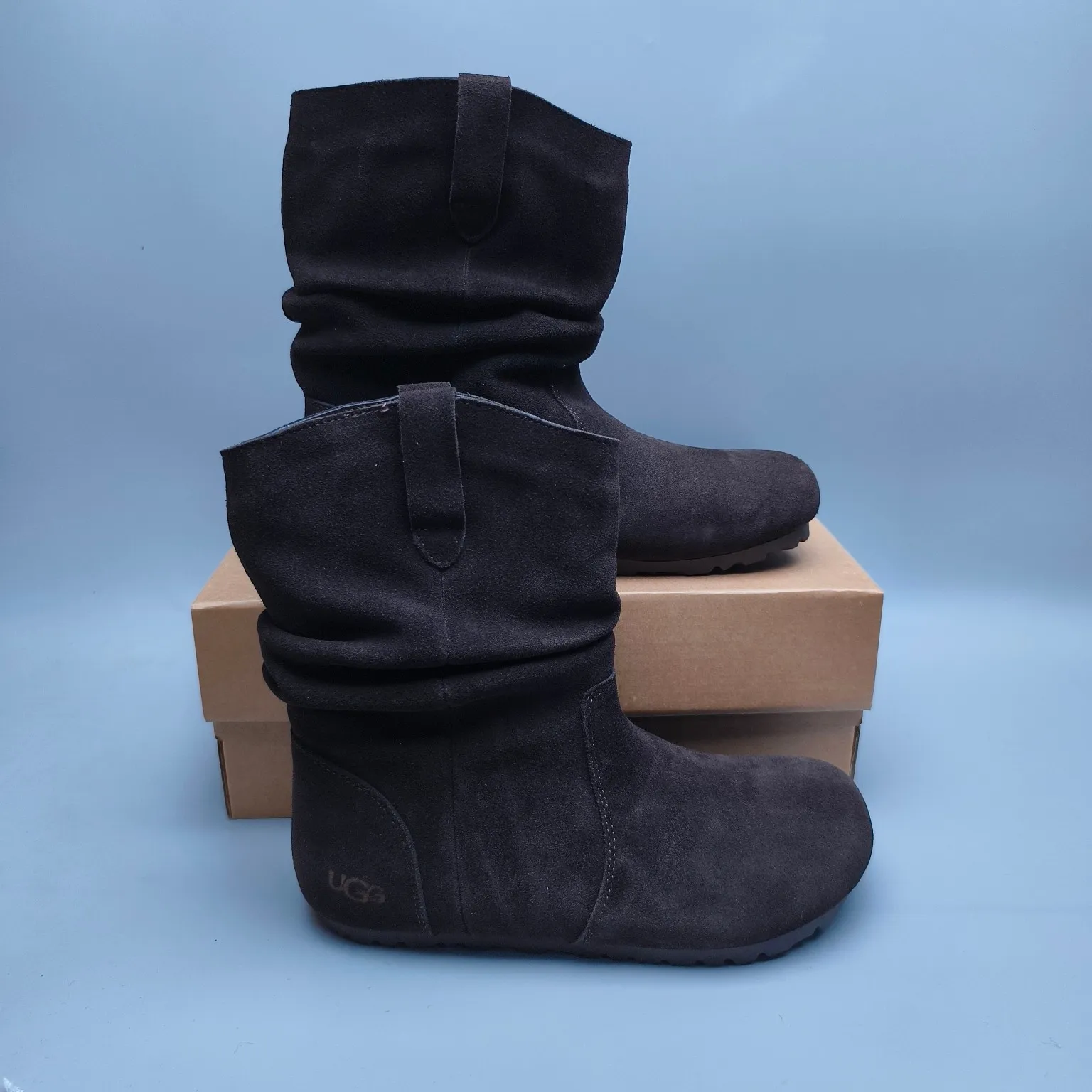 💰600 UGG sheepskin all-in-one snow boots 1618 casual fashion shoes color: maroon chocolate sand black matching size: 35-40
